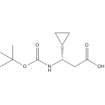 (3S)-3-{[(tert-Butoxy)carbonyl]amino}-3-cyclopropylpropanoic acid