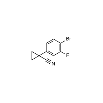 1-(4-Bromo-3-fluorophenyl)cyclopropane-1-carbonitrile