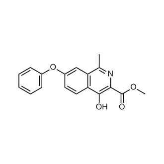 Methyl 4-hydroxy-1-methyl-7-phenoxyisoquinoline-3-carboxylate