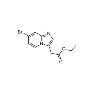 Ethyl 2-{7-bromoimidazo[1,2-a]pyridin-3-yl}acetate