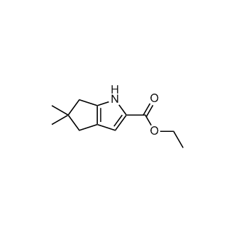Ethyl 5,5-dimethyl-1H,4H,5H,6H-cyclopenta[b]pyrrole-2-carboxylate