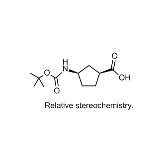 cis-3-(tert-Butoxycarbonylamino)cyclopentanecarboxylic acid