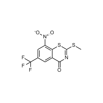 2-(Methylthio)-8-nitro-6-(trifluoromethyl)-4H-benzo[e][1,3]thiazin-4-one