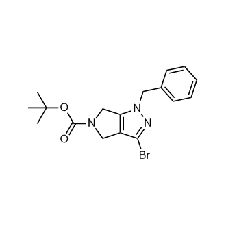 tert-Butyl 1-benzyl-3-bromo-4,6-dihydropyrrolo[3,4-c]pyrazole-5(1H)-carboxylate