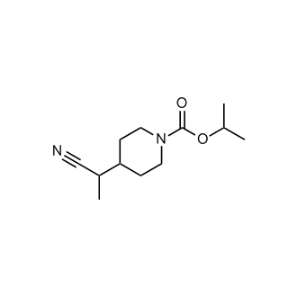 Isopropyl 4-(1-cyanoethyl)piperidine-1-carboxylate