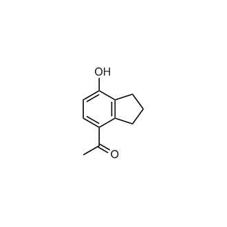 1-(7-Hydroxy-2,3-dihydro-1H-inden-4-yl)ethanone