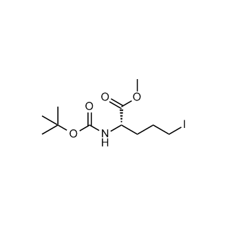 Methyl (S)-2-((tert-butoxycarbonyl)amino)-5-iodopentanoate