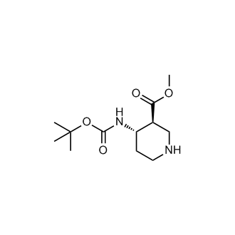 Methyl (3S,4S)-4-((tert-butoxycarbonyl)amino)piperidine-3-carboxylate