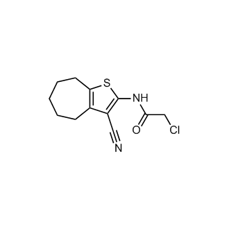 2-Chloro-N-(3-cyano-5,6,7,8-tetrahydro-4H-cyclohepta[b]thiophen-2-yl)acetamide