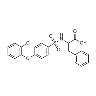 2-[4-(2-Chlorophenoxy)benzenesulfonamido]-3-phenylpropanoic acid