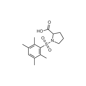 1-(2,3,5,6-Tetramethylphenyl)sulfonylpyrrolidine-2-carboxylic acid