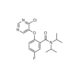 2-((4-Chloropyrimidin-5-yl)oxy)-5-fluoro-N,N-diisopropylbenzamide