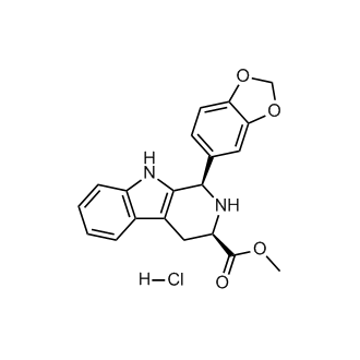 Methyl (1R,3R)-1-(benzo[d][1,3]dioxol-5-yl)-2,3,4,9-tetrahydro-1H-pyrido[3,4-b]indole-3-carboxylate hydrochloride