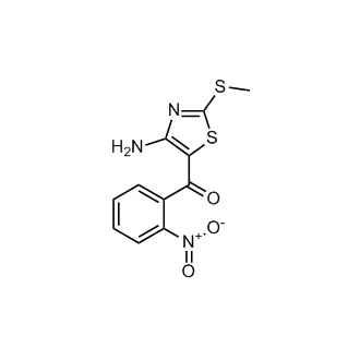 (4-Amino-2-(methylthio)thiazol-5-yl)(2-nitrophenyl)methanone