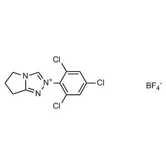 6,7-Dihydro-2-(2,4,6-trichlorophenyl)-5H-Pyrrolo[2,1-c]-1,2,4-triazolium tetrafluoroborate