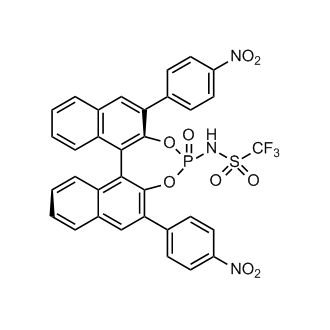 N-((11bR)-2,6-Bis(4-nitrophenyl)-4-oxidodinaphtho[2,1-d:1',2'-f][1,3,2]dioxaphosphepin-4-yl)-1,1,1-trifluoromethanesulfonamide
