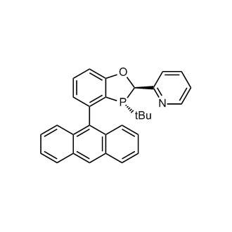 2-((2R,3R)-4-(Anthracen-9-yl)-3-(tert-butyl)-2,3-dihydrobenzo[d][1,3]oxaphosphol-2-yl)pyridine