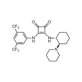 3-((3,5-Bis(trifluoromethyl)phenyl)amino)-4-(((1R,2R)-2-(piperidin-1-yl)cyclohexyl)amino)cyclobut-3-ene-1,2-dione