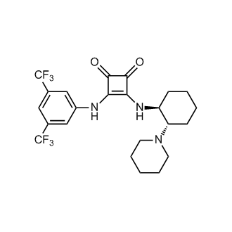 3-[[3,5-Bis(trifluoromethyl)phenyl]amino]-4-[[(1S,2S)-2-(1-piperidinyl)cyclohexyl]amino]-3-cyclobutene-1,2-dione