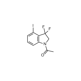 1-(3,3-Difluoro-4-iodoindolin-1-yl)ethan-1-one