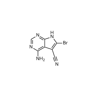 4-Amino-6-bromo-7H-pyrrolo[2,3-d]pyrimidine-5-carbonitrile