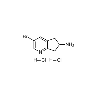3-Bromo-6,7-dihydro-5H-cyclopenta[b]pyridin-6-amine dihydrochloride