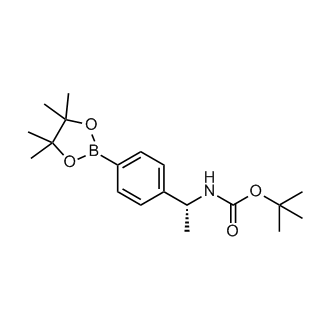 tert-Butyl (R)-(1-(4-(4,4,5,5-tetramethyl-1,3,2-dioxaborolan-2-yl)phenyl)ethyl)carbamate
