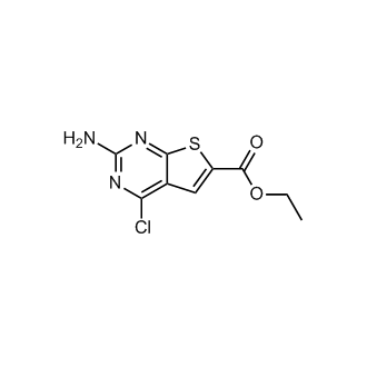 Ethyl 2-amino-4-chlorothieno[2,3-d]pyrimidine-6-carboxylate