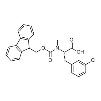 (S)-2-((((9H-Fluoren-9-yl)methoxy)carbonyl)(methyl)amino)-3-(3-chlorophenyl)propanoic acid
