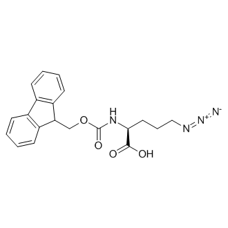 (S)-2-((((9H-Fluoren-9-yl)methoxy)carbonyl)amino)-5-azidopentanoic acid