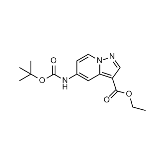 Ethyl 5-((tert-butoxycarbonyl)amino)pyrazolo[1,5-a]pyridine-3-carboxylate