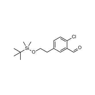 5-(2-((tert-Butyldimethylsilyl)oxy)ethyl)-2-chlorobenzaldehyde