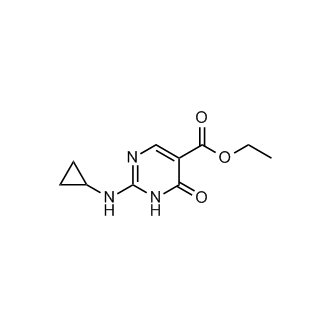 Ethyl 2-(cyclopropylamino)-6-oxo-1,6-dihydropyrimidine-5-carboxylate