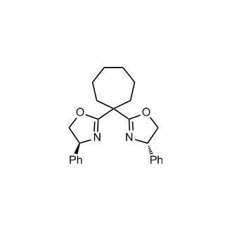 (4S,4'S)-2,2'-(Cycloheptane-1,1-diyl)bis(4-phenyl-4,5-dihydrooxazole)