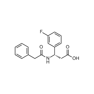 (S)-3-(3-Fluorophenyl)-3-(2-phenylacetamido)propanoic acid