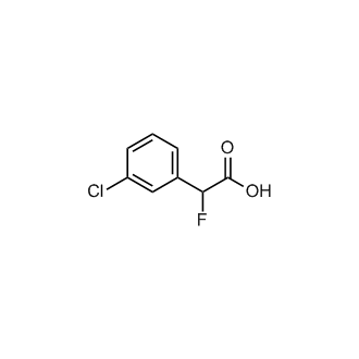 2-(3-Chlorophenyl)-2-fluoroacetic acid