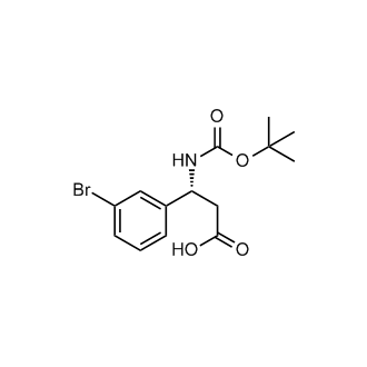 (R)-3-(3-Bromophenyl)-3-((tert-butoxycarbonyl)amino)propanoic acid
