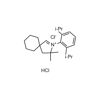 2-(2,6-Diisopropylphenyl)-3,3-dimethyl-2-azaspiro[4.5]dec-1-en-2-ium Hydrogen Dichloride
