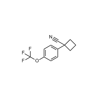 1-(4-(Trifluoromethoxy)phenyl)cyclobutane-1-carbonitrile
