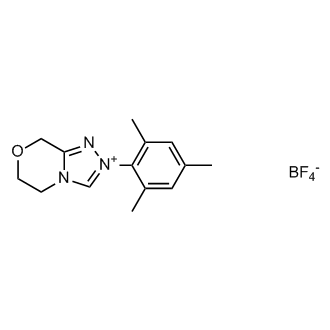 2-Mesityl-5,6-dihydro-8H-[1,2,4]triazolo[3,4-c][1,4]oxazin-2-ium tetrafluoroborate