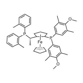 (S)-1-[(Rp)-2-[Bis(4-methoxy-3,5-dimethylphenyl) phosphino]ferrocenyl]ethyldi-o-tolylphosphine