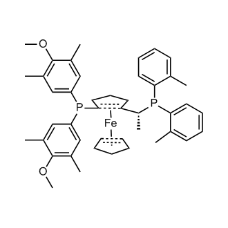 (R)-1-[(Sp)-2-[Bis(4-methoxy-3,5-dimethylphenyl) phosphino]ferrocenyl]ethyldi-o-tolylphosphine