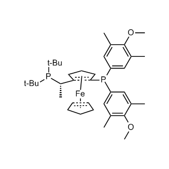 (S)-1-[(Rp)-2-[Bis(4-methoxy-3,5-dimethylphenyl) phosphino]ferrocenyl]ethyldi-tert-butyl-phosphine