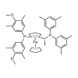 (R)-1-((SP)-2-[Bis(4-methoxy-3,5-dimethylphenyl)phosphino]ferrocenyl)-ethyldi(3,5-xylyl)phosphine