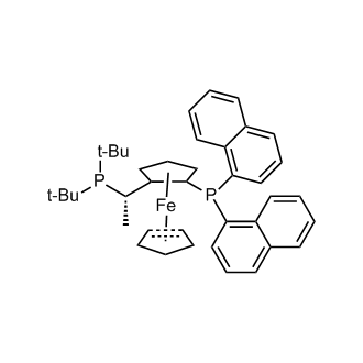 (S)-1-{(RP)-2-[Di(1-naphthyl)phosphino]ferrocenyl}ethyldi-tert-butylphosphine