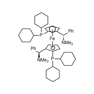 (RP,R′P)-1,1′-Bis(dicyclohexylphosphino)-2,2′-bis[(S)-α-(dimethylamino)benzyl]ferrocene