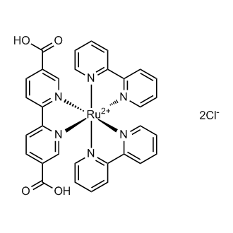 Bis(2,2'-bipyridine-κN1,κN1')[[2,2'-bipyridine]-5,5'-dicarboxylato(2-)-κN1,κN1']dihydrochloride