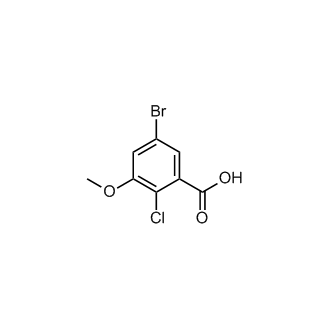 5-Bromo-2-chloro-3-methoxybenzoic acid