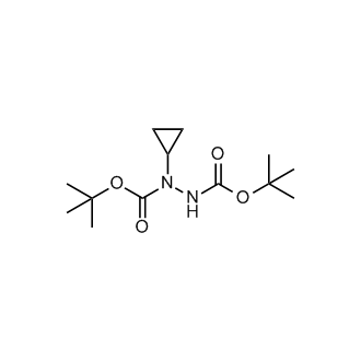 Di-tert-butyl 1-cyclopropylhydrazine-1,2-dicarboxylate
