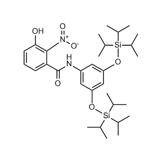 N-(3,5-bis((Triisopropylsilyl)oxy)phenyl)-3-hydroxy-2-nitrobenzamide